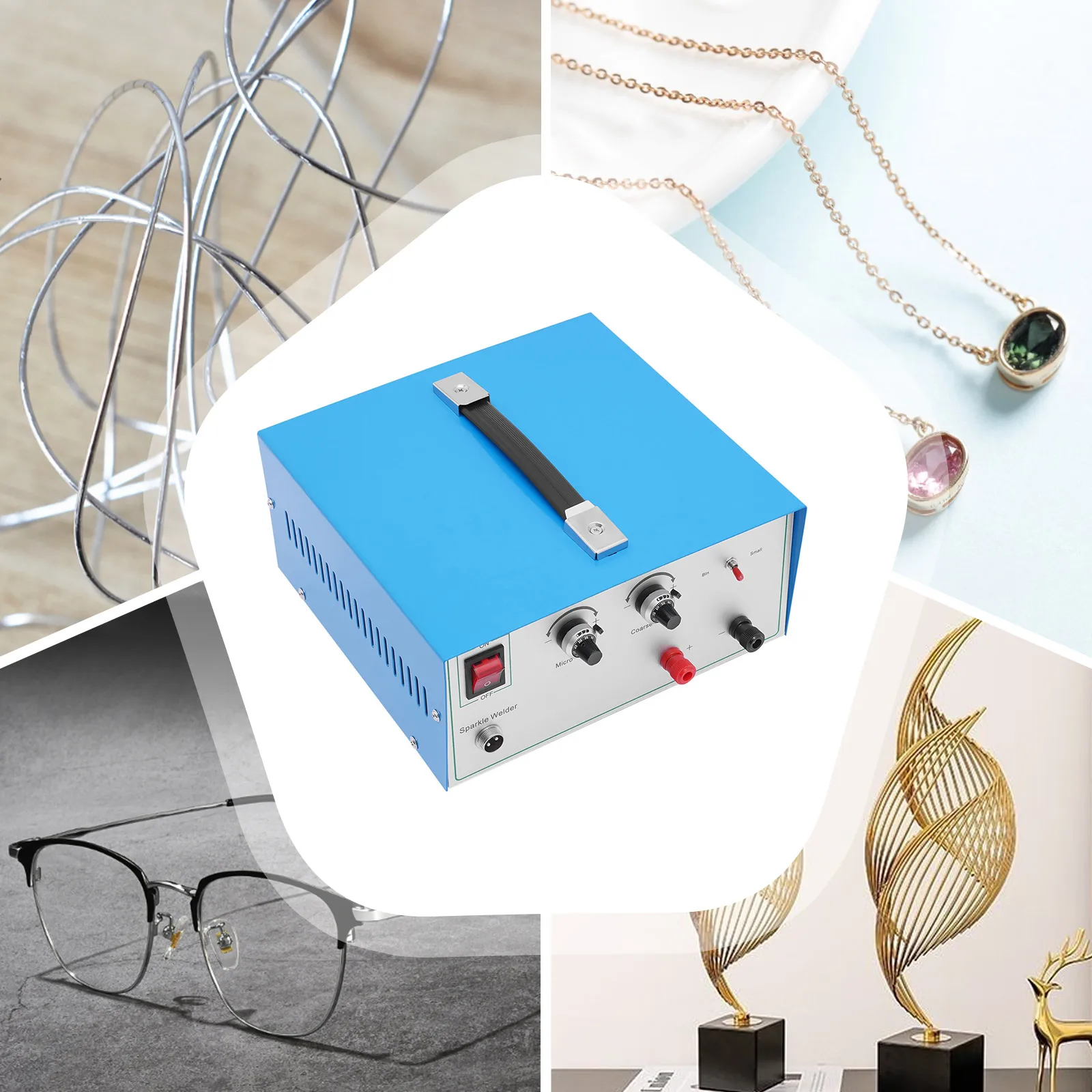 Jewelry Point Welder Point Welder Electric Soldering Machine Jewelry Impulse Point Welder Jewelry Tool 80A Pulse Welder