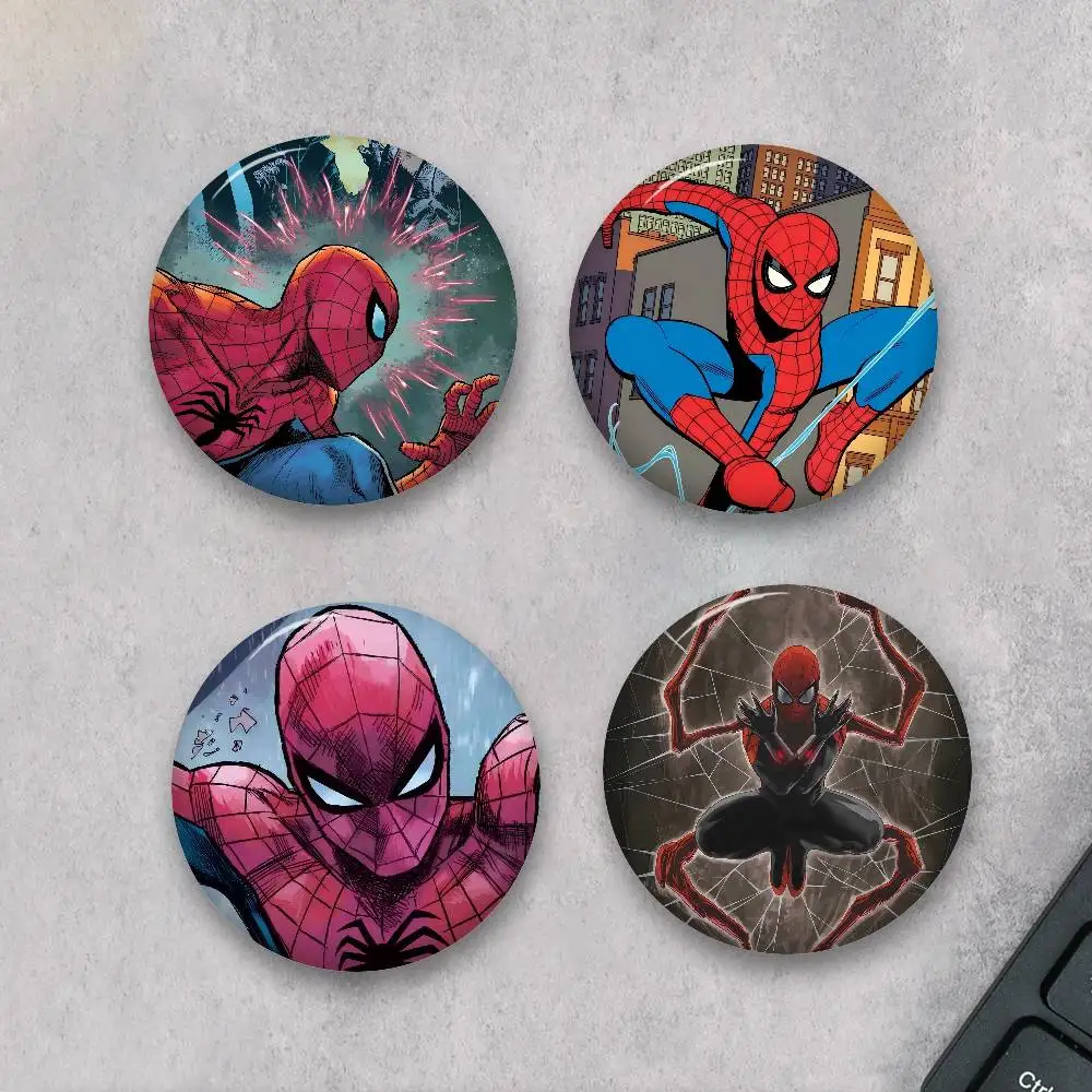 Super Hero S-s-Spider-Man Movie Handmade Brooch Cartoon Cosplay Badge On Backpack Jewelry Accessories Gifts