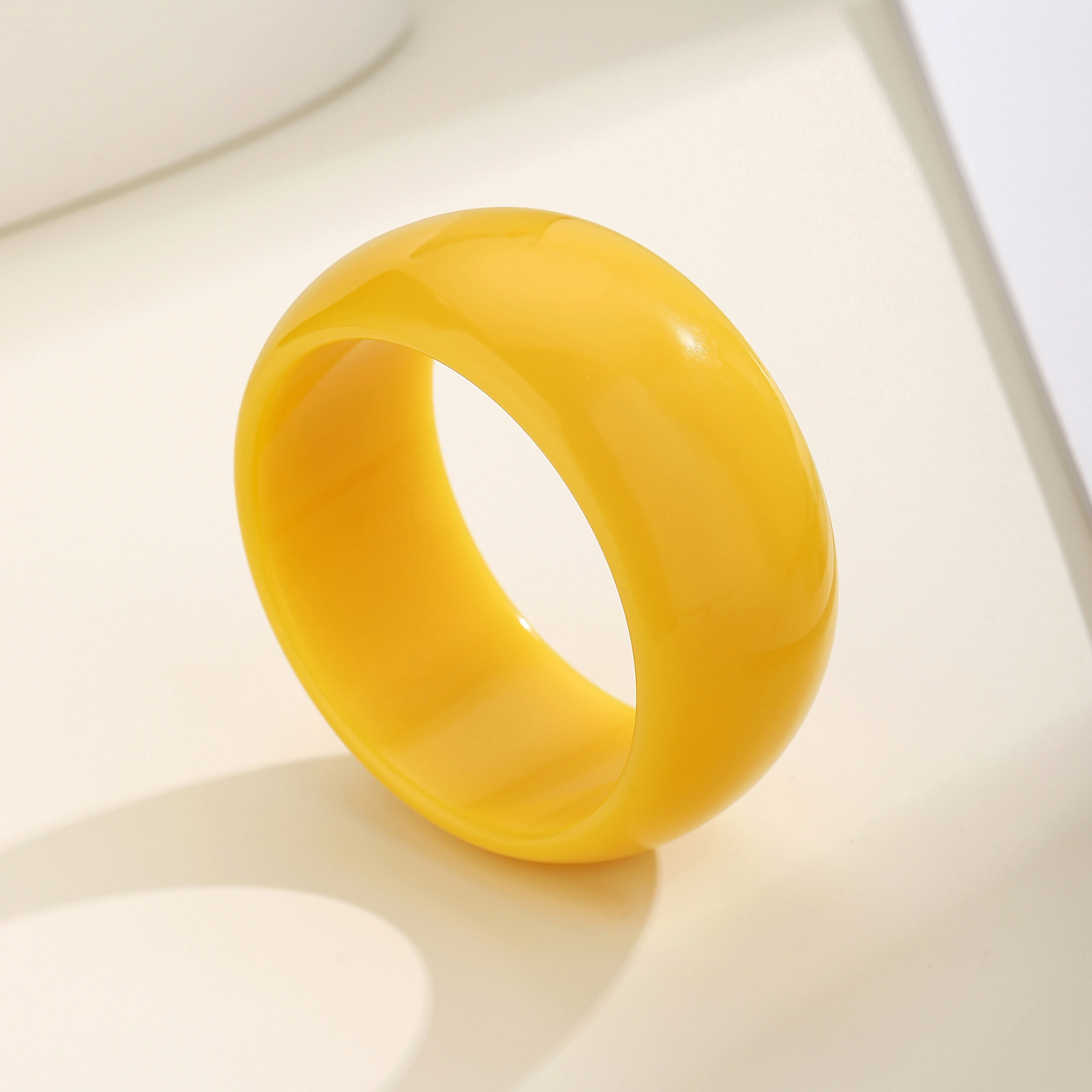 

Korean Style Fashionable Acrylic Resin Bracelet Women's Wide Version Women's Bracelet Jewelry