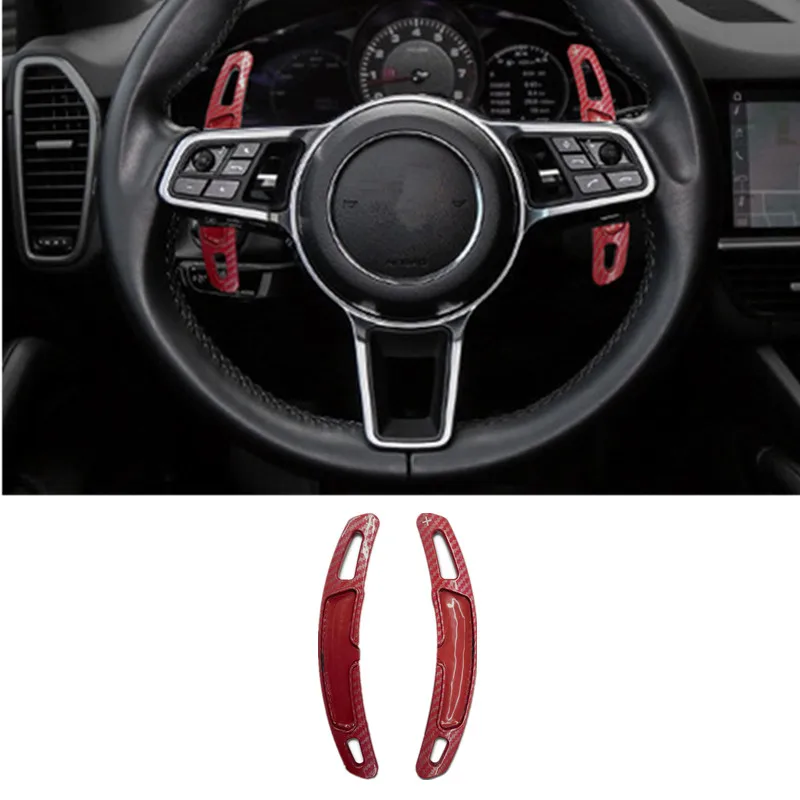 Car steering wheel DSG shift paddles Paddle Extension For Porsche Cayenne 2015 2017 2018 2019 2020 2021 2022 2023 Accessories