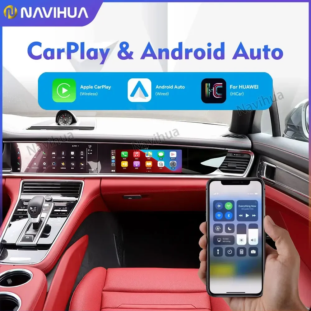 

NaviHua авто стерео мультимедийный DVD-плеер Carplay для Porsche Panamera 2017 2023, обновление Co-pilot Entertainment