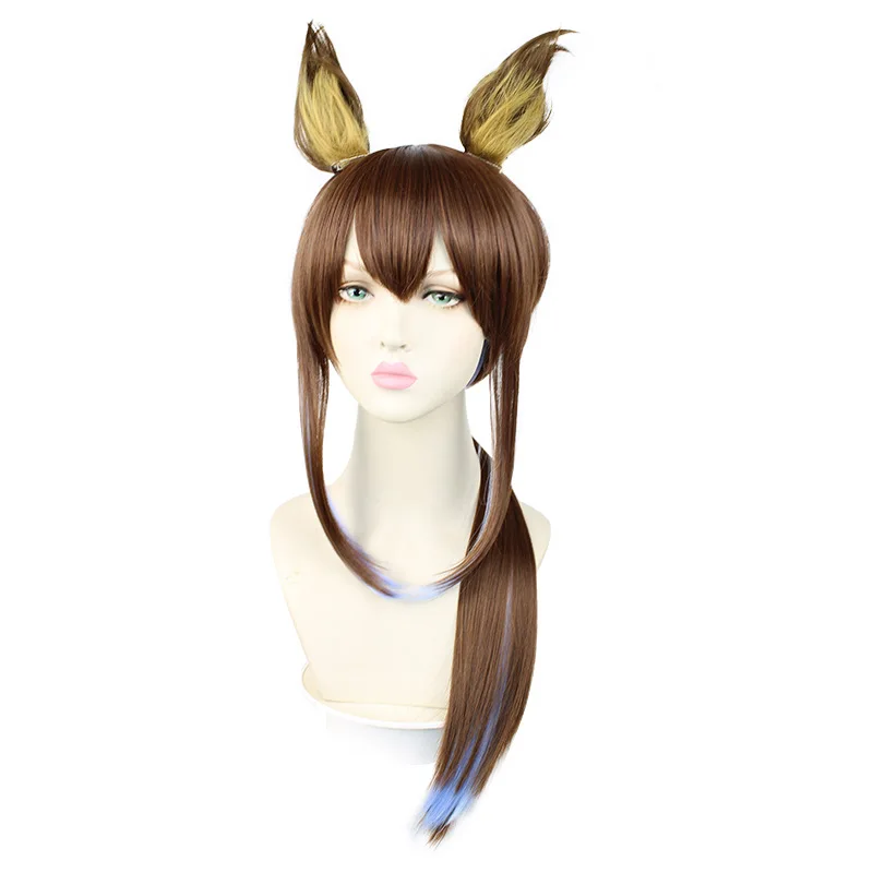 

Arknights Aquiver Cosplay Wig Cat Ears Anime Adult Costumes Rayon Unisex Headwear Halloween Accessories Special Counter