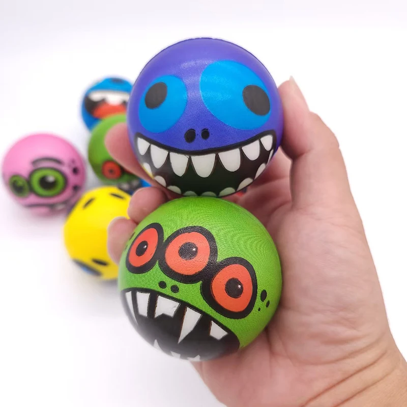 

6 шт. Stress R...” Balls Funny Squeeze Toys Сувениры для вечеринок Подарки для детей Мальчики Девочки Regalos Cumpleaños Niños Para Invitados