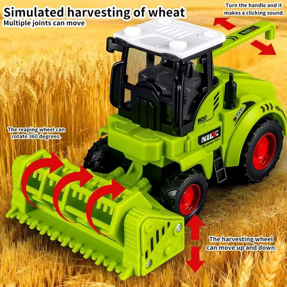 Symulacja pojazdów rolniczych Mini model samochodu Model pojazdu inżynieryjnego Traktor Pojazd inżynieryjny Traktor Zabawki Model dla dzieci Prezent