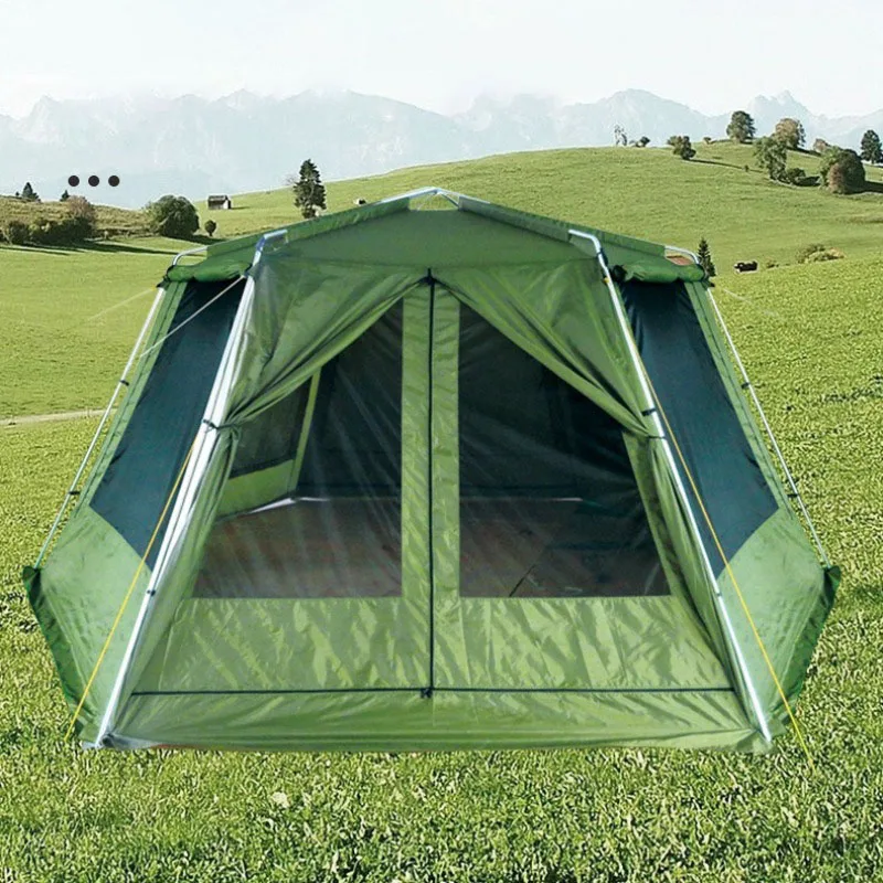 

Уличный шестиугольный портативный солнцезащитный козырек, водостойкий утолщенный укрытие для большого пространства, складной дорожный походный палатка, оборудование для кемпинга