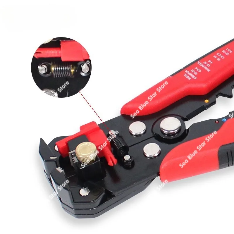 Multifunctional wire stripping pliers copper core wire electrician cable stripping and peeling pliers pressing tool pliers