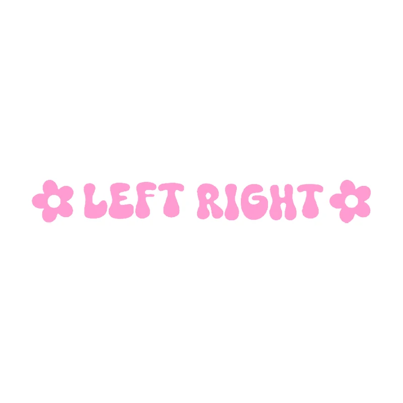 Left & Right Sticker for Car Interior Rearview Mirror Decoration Fashion Sticker High Quality Waterproof Vinyl Decals