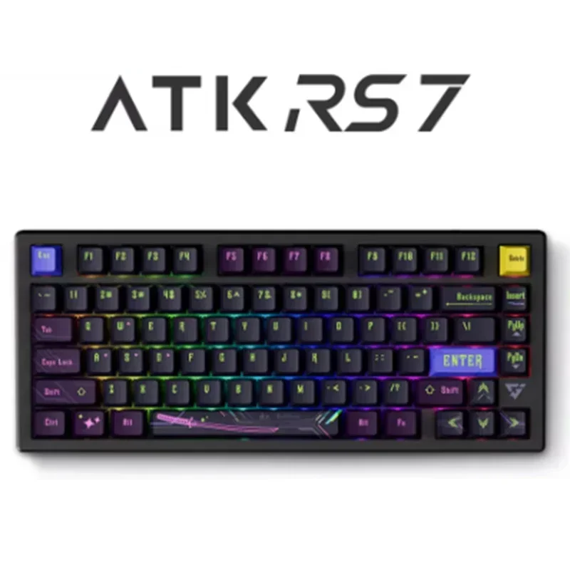 

ATK RS7 игровая Магнитная клавиатура 8K Gaming 0.3low Latency Pc E-sport Gamer 75 выбирайте клавиши с сублимационной печатью аксессуары для ноутбука