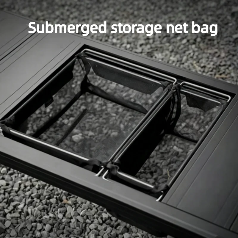 Portable 1 Unit Net Drain Basket Outdoor IGT Camping Folding Storage Box 1 Unit Lightweight Mesh Drain Basket IGT Accessories