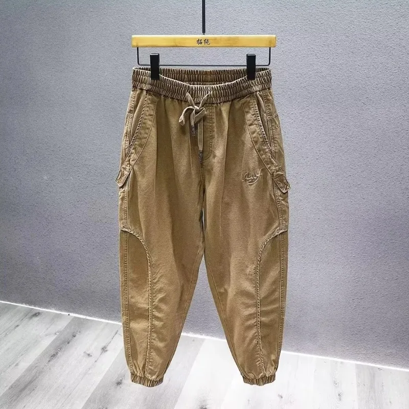 紳士服 オーバーオール 春秋 和風 ゆったり レトロ レギンス パンツ カジュアルパンツ