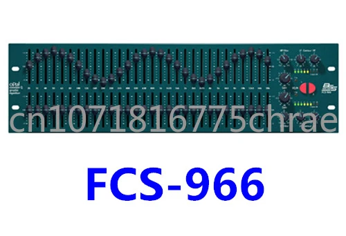 Bss FCS-966 2x30 Stage Performance Professional Equalizer Dual Channel Diagram