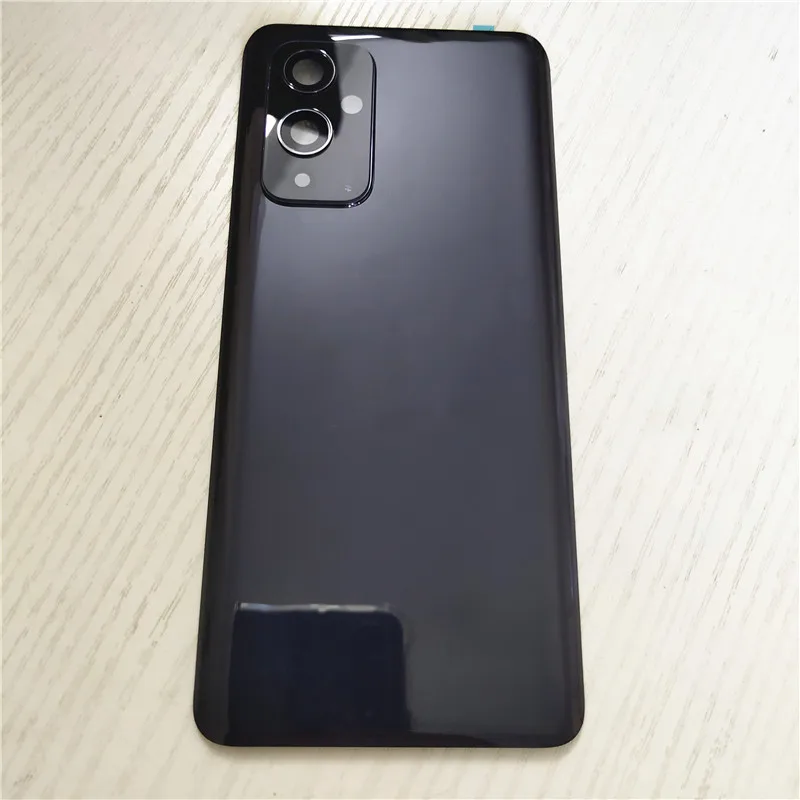 For OnePlus 9 1+9 LE2113 LE2111 Glass Battery Cover Rear Panel Back Door Housing Case With Camera Lens Replacement Parts