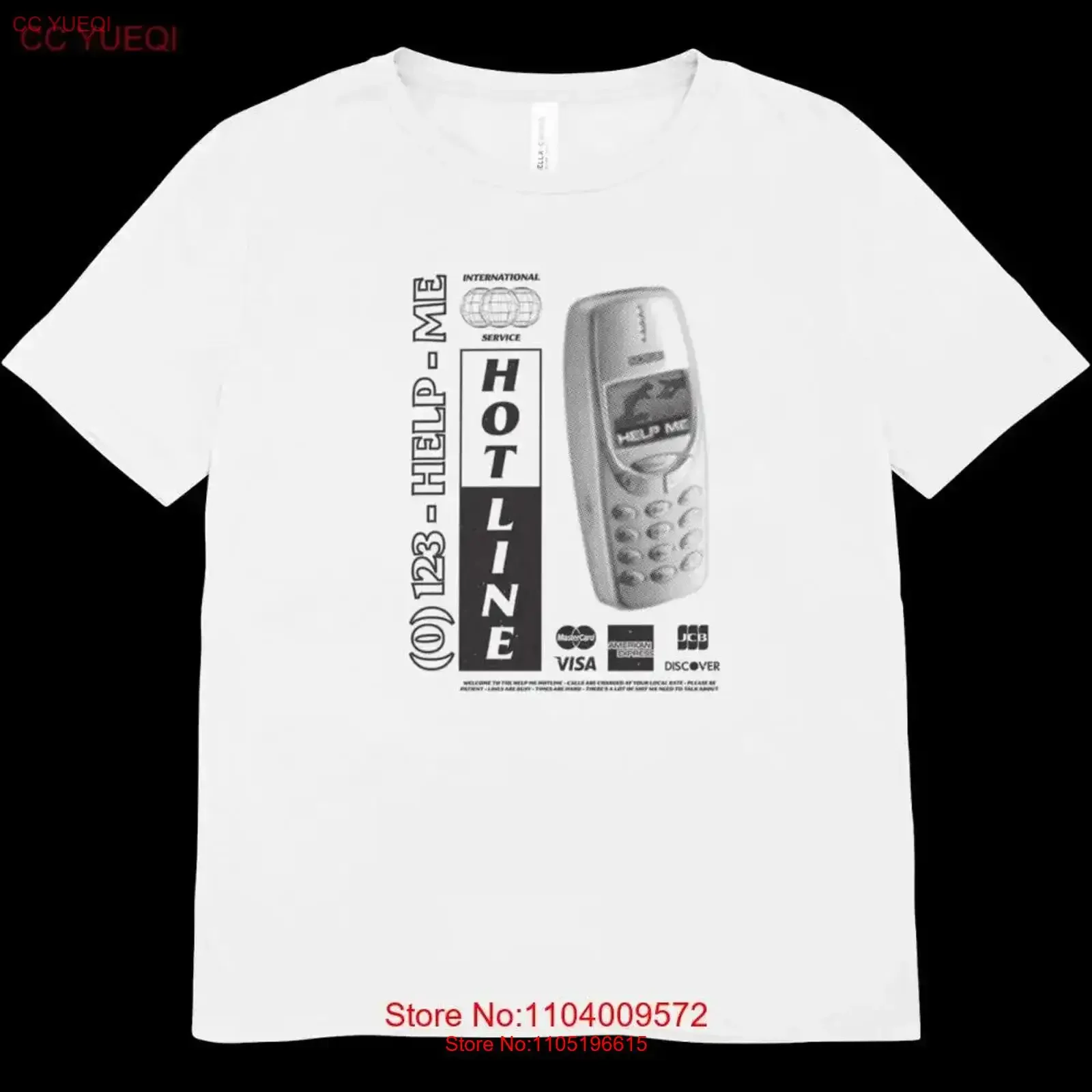 Retro Nokia Phone T Shirt Classic Connection vintage Washed Slightly Stylish streetwear Versatile Casual Breathable Comfortable