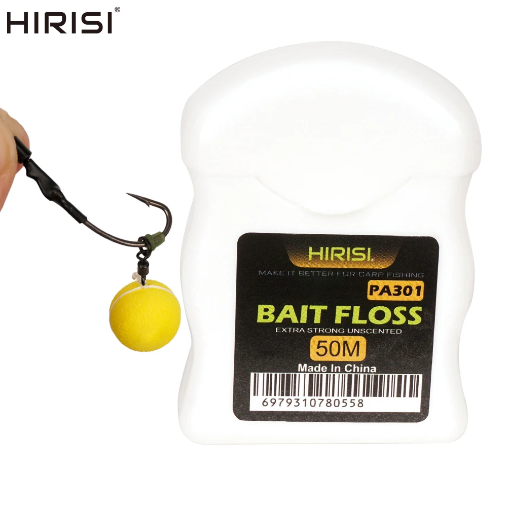 Hirisi 50m Fil de pĂȘche Ă la carpe pour appĂąts, Grips UP, Porte-boilies, Chod Hair, Ronnie Rig, Method Feeder, Accessoires de pĂȘche