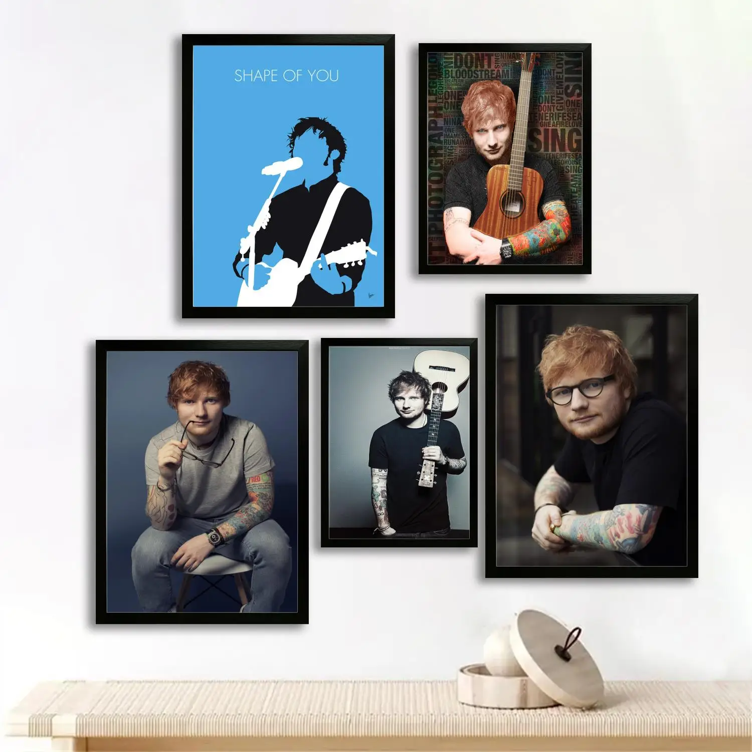 Ed Sheeran Canvas Art Poster and Wall Art Picture Print, Modern Family Bedroom Decor Posters,Decorative painting