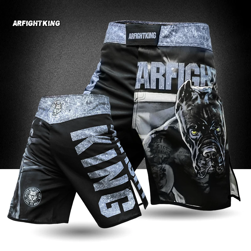 MMA Bull Headstock Fighting Sports Wear resistant Shorts Comprehensive Fighting Training Fitness Muay Thai Judo Sanda Pants