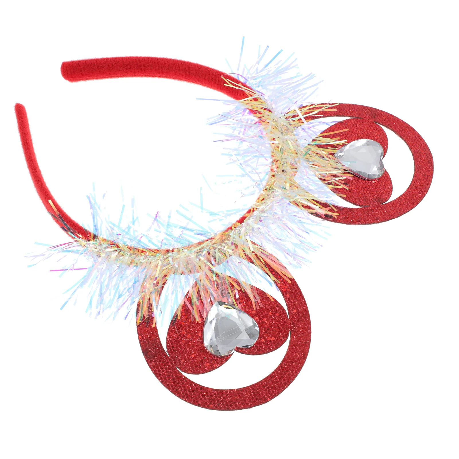 

1Pcs Heart Shape Headband Valentine Hair Hoop Party Accessory Lovely Adult Hairband for Costume Festival Photo Decor