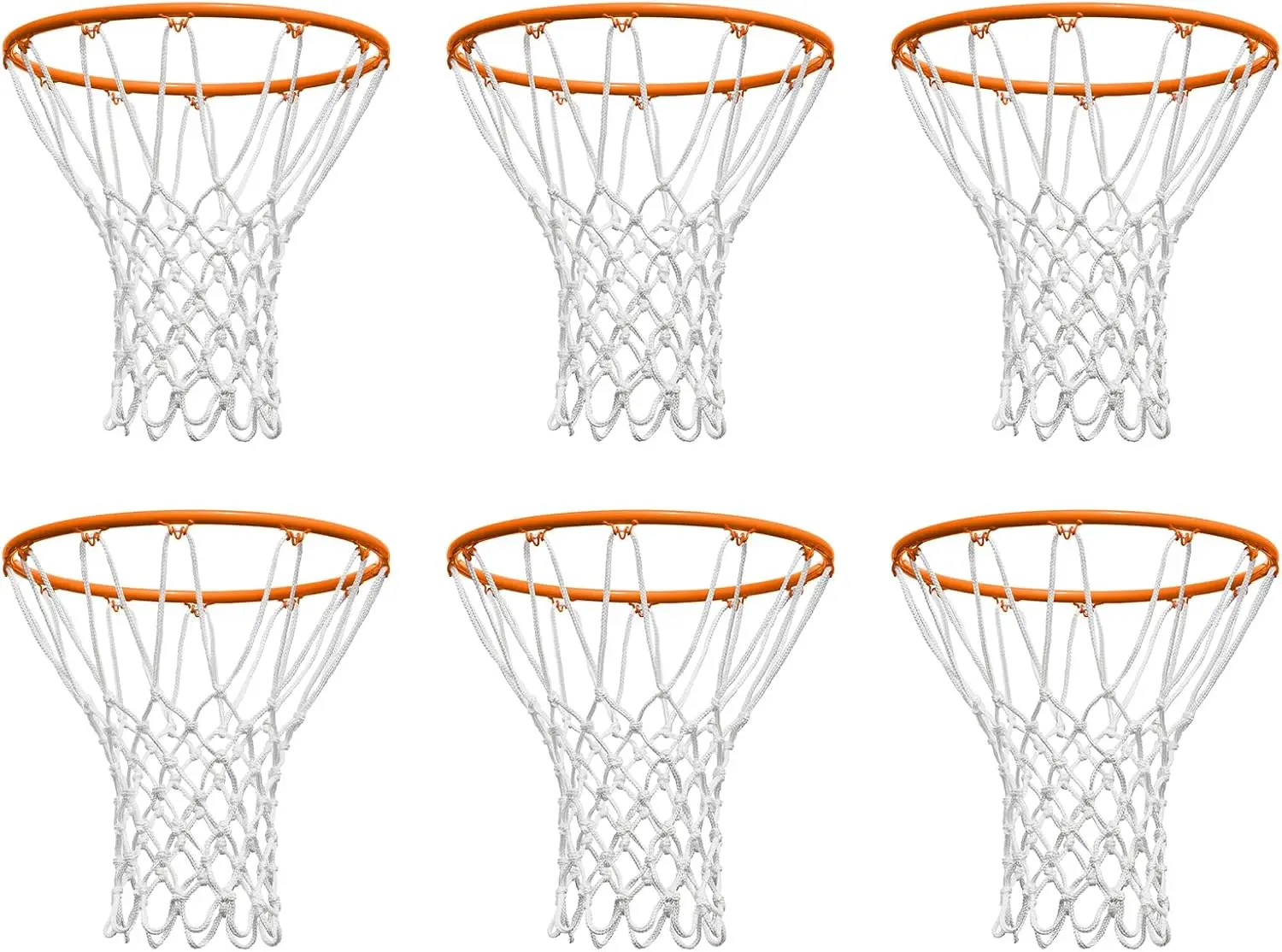 

Basketball Net Replacement Outdoor, Upgraded Thickening Heavy Duty, All Weather Anti Whip, Fits Standard 12 Loop Rim