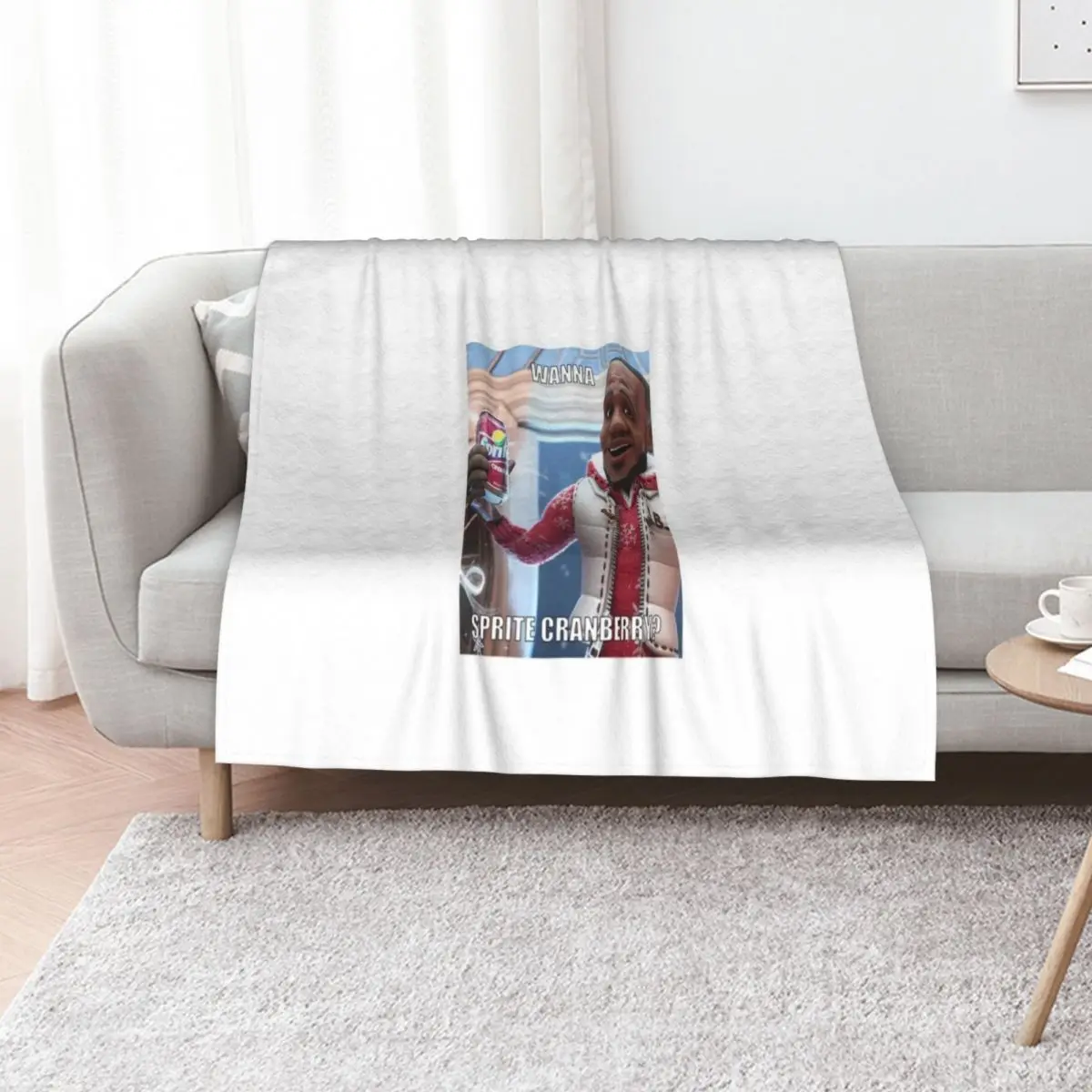 Sprite Cranberry - Wanna Sprite Cranberry? Meme ****TOP ZOZZLE**** Throw Blanket Soft Home Decor Blanket for Couch Bedroom