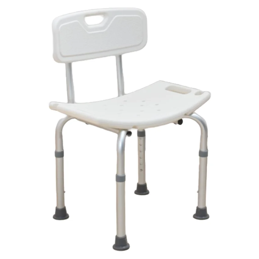 Factory Direct Sale Shower Chair Bathroom Adjustable Round Shower Seat Bath Stool For Elderly Disabled
