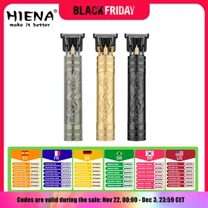 حار بيع خمر T9 الكهربائية اللاسلكية الشعر ماكينة حلاقة المهنية الحلاقة للرجال ماكينة حلاقة اللحية أخف وزنا أعلى 12 بيع ولاعة نسائية عارية - No2