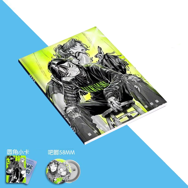 Anime Manga The Guy She Was Interested in Wasn't a Guy At All Merch Set - Photo Book, Lomo Cards, Badge, Gift for Fans