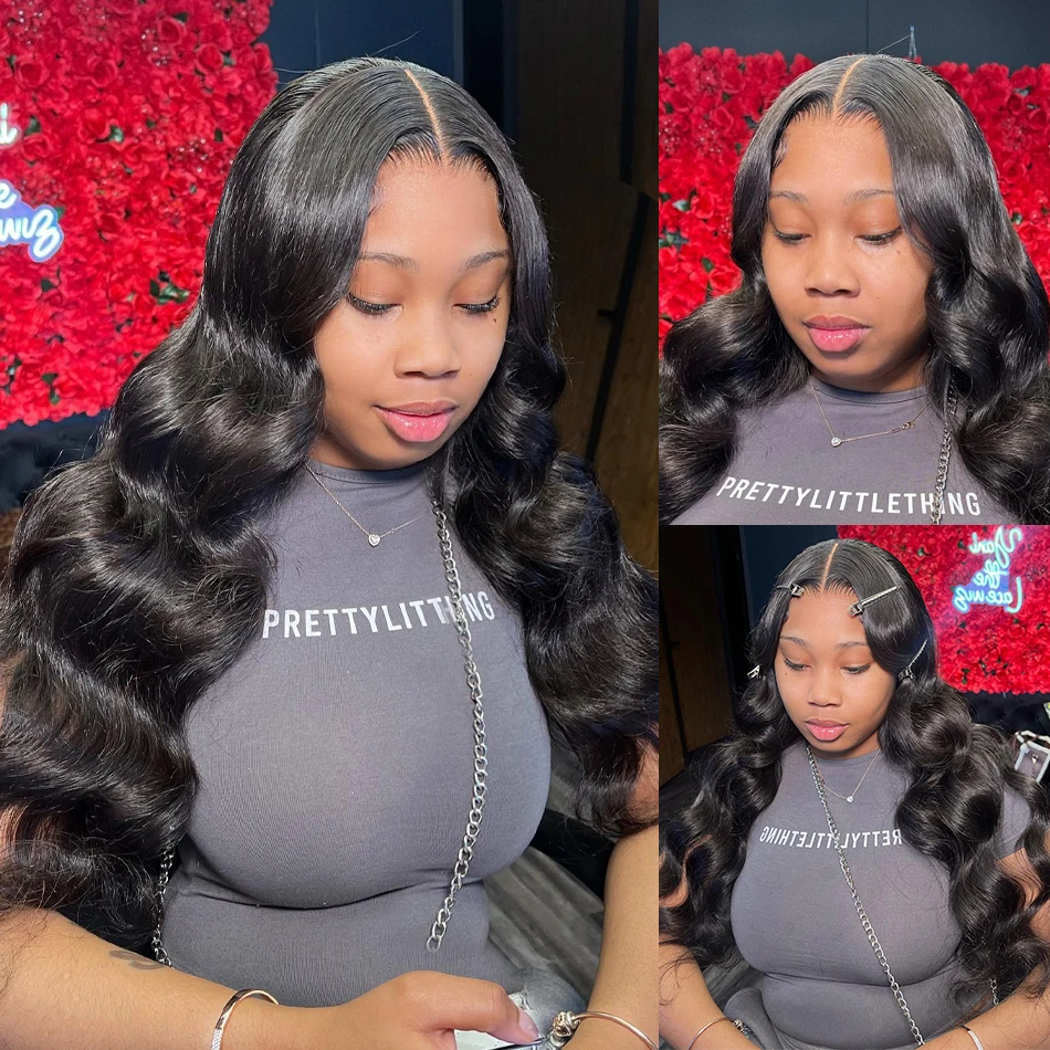 

180% Ready To Wear Glueless Human Hair Wig 6x4 Body Wave Lace Front Human Hair Wig 7x5 Glueless Preplucked Human Wigs