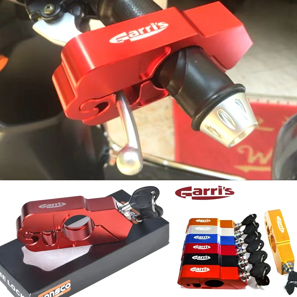 Bike/Motorcycle Lock Heavy Duty Anti-Theft Grip Lock Front Brake And Clutch Lock For Motorbike Moped Scooter ATV Sport Dirt Bike