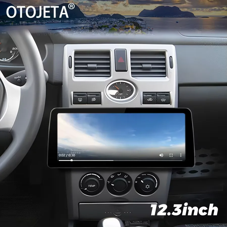 12.3inch Android 14 Screen For LADA PRIORA 2007 2008 2009 2014 Car Radio Multimedia Video Player Stereo GPS Carplay Head Unit