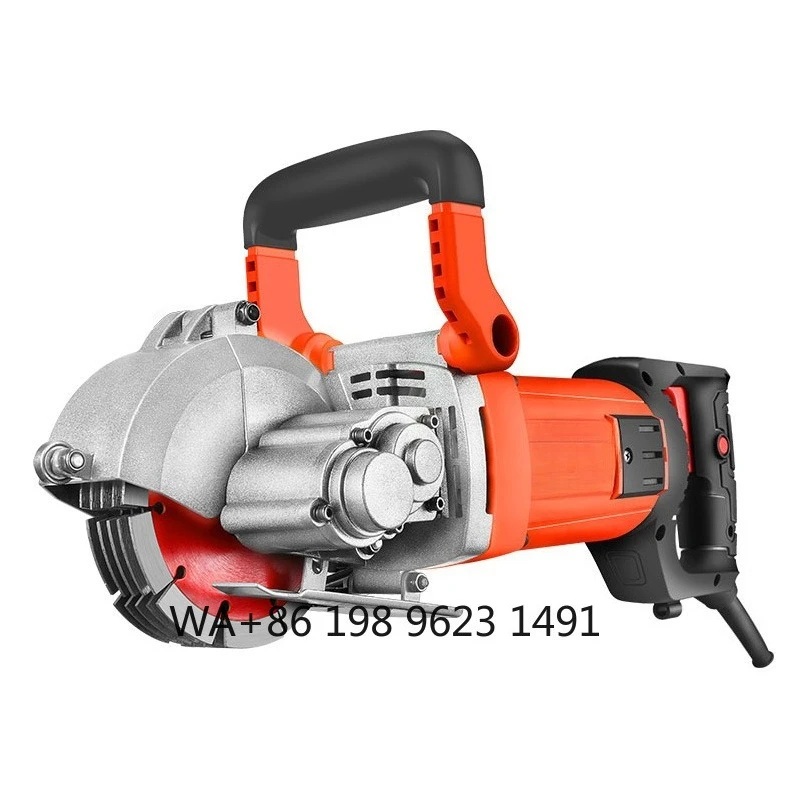 Multifunctional Wall Grooving Cutter Handheld Wall Chaser for Brick Granite Marble Construction Decoration