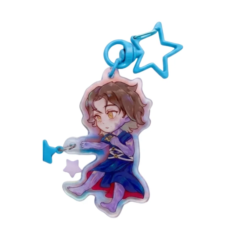 Jayce Viktor Star Link 5cm Acrylic Keychains Cute Arcane League of Legends Anime Bag Charms Backpack Pendants Collectible Gifts view 6