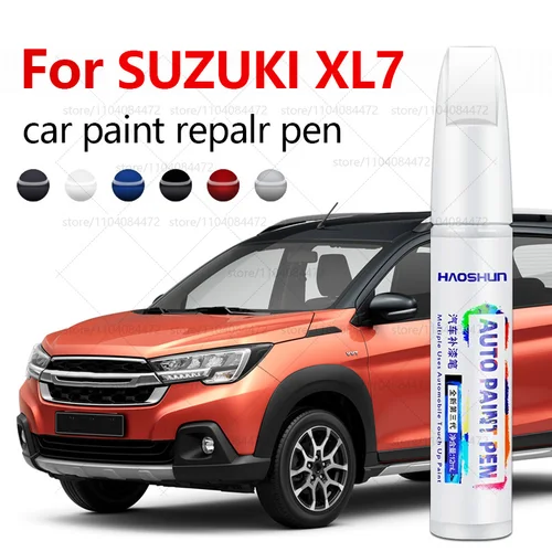 Pluma de reparación de pintura de coche para SUZUKI XL7 1998-2023, accesorios de reparación de arañazos, blanco, ZMT, rojo, gris, fresco, negro, naranja, marrón