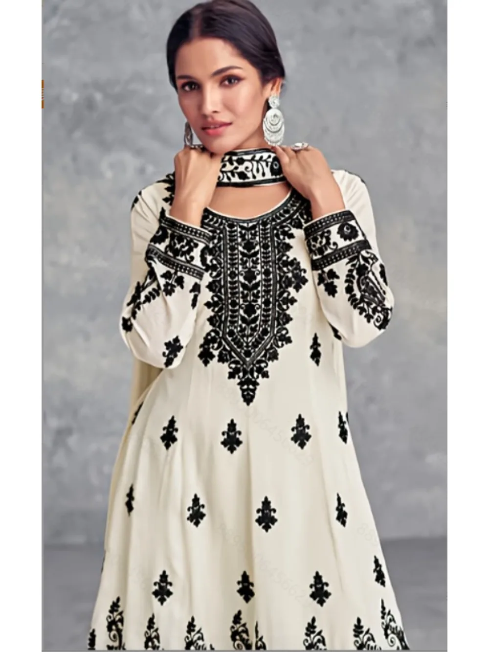 دبي مسلم 2 قطعة مجموعة المرأة طباعة بلوزة مع بنطال ذو قصة أرجل واسعة دعوى المغرب Musulman فرقة ملابس نسائية عربية غير رسمية