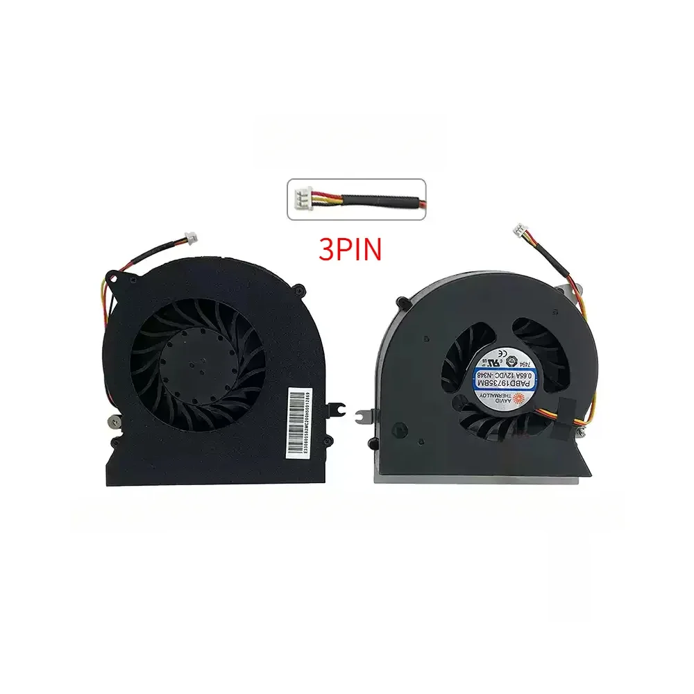 Replacement Laptop CPU Cooling Fan for MSI GT72 2PE 2QE,GT72S,GT72VR,6RE,6RD,7RE Series PABD19735BM 0.1
