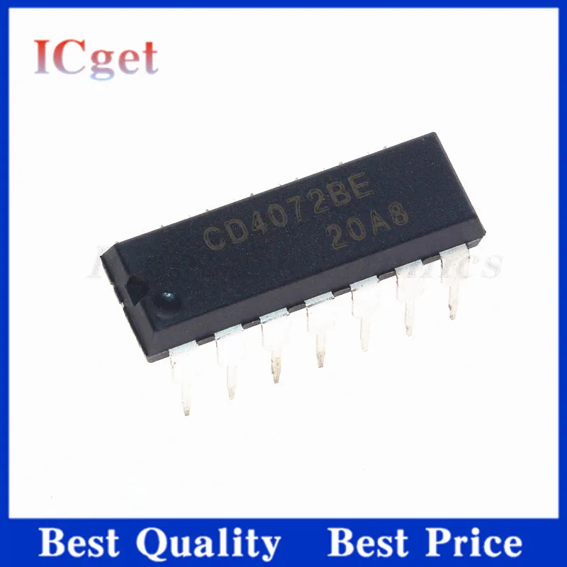 10PCS CD4093BE HCF4093BE CD4093 DIP DIP-14 CD4072BE CD4072 CD4073BE CD4073 CD4077BE CD4077 CD4078BE CD4078 CD4081BE CD4081