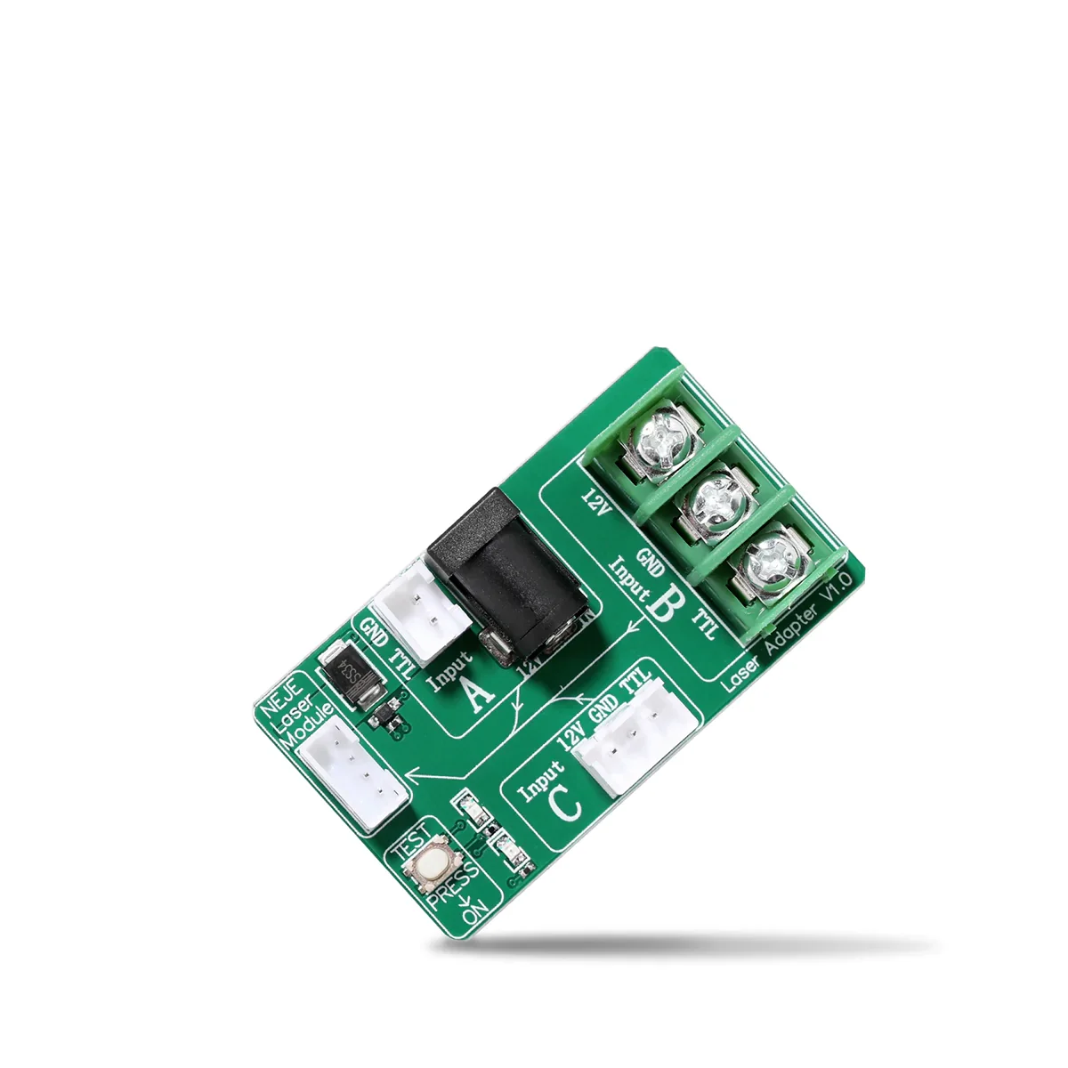 LASER SWITCH / TEST BOARD FOR NEJE LASER MODULE