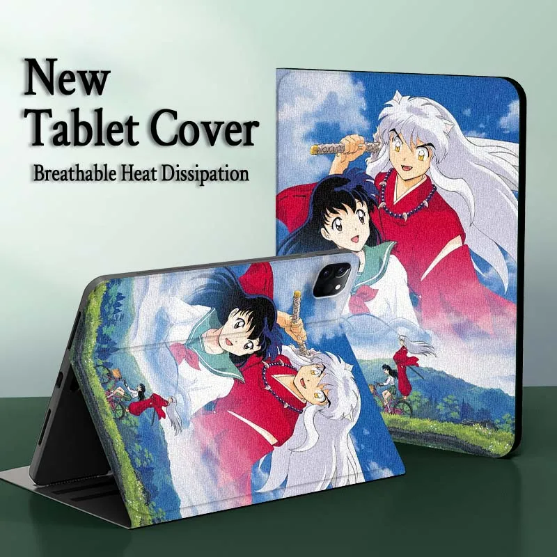

Inuyasha Popular Anime Cartoon For iPad Pro Air Mini 2 3 4 5 6 7 7th 8th 9th 10th 11th 10.2 9.7 10.5 10.9 11 12.9 13 Tablet Case