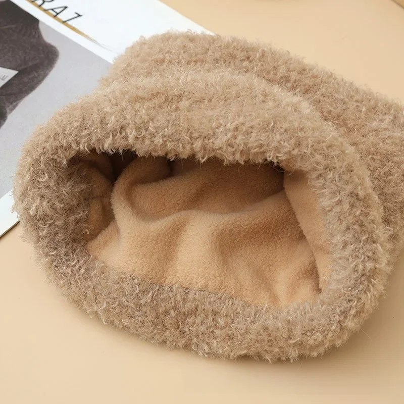 Unisex Thickened Fleece Winter Scarf Neck Warmer Motorcycle Riding Outdoor Sports Neck Protection Scarf Stylish Versatile Design