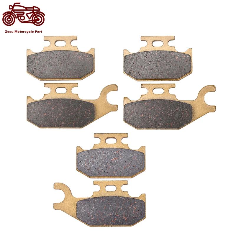 Motorcycle Front and Rear Brake Pads set For CAN AM Outlander 330 400 500 650 800 R MAX HO EFI LTD XT XT-P Renegade 500/800X