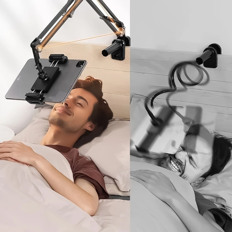 Lightweight Metal Microphone Boom Arm Mic Stand Adjustable Reach and Secure Use