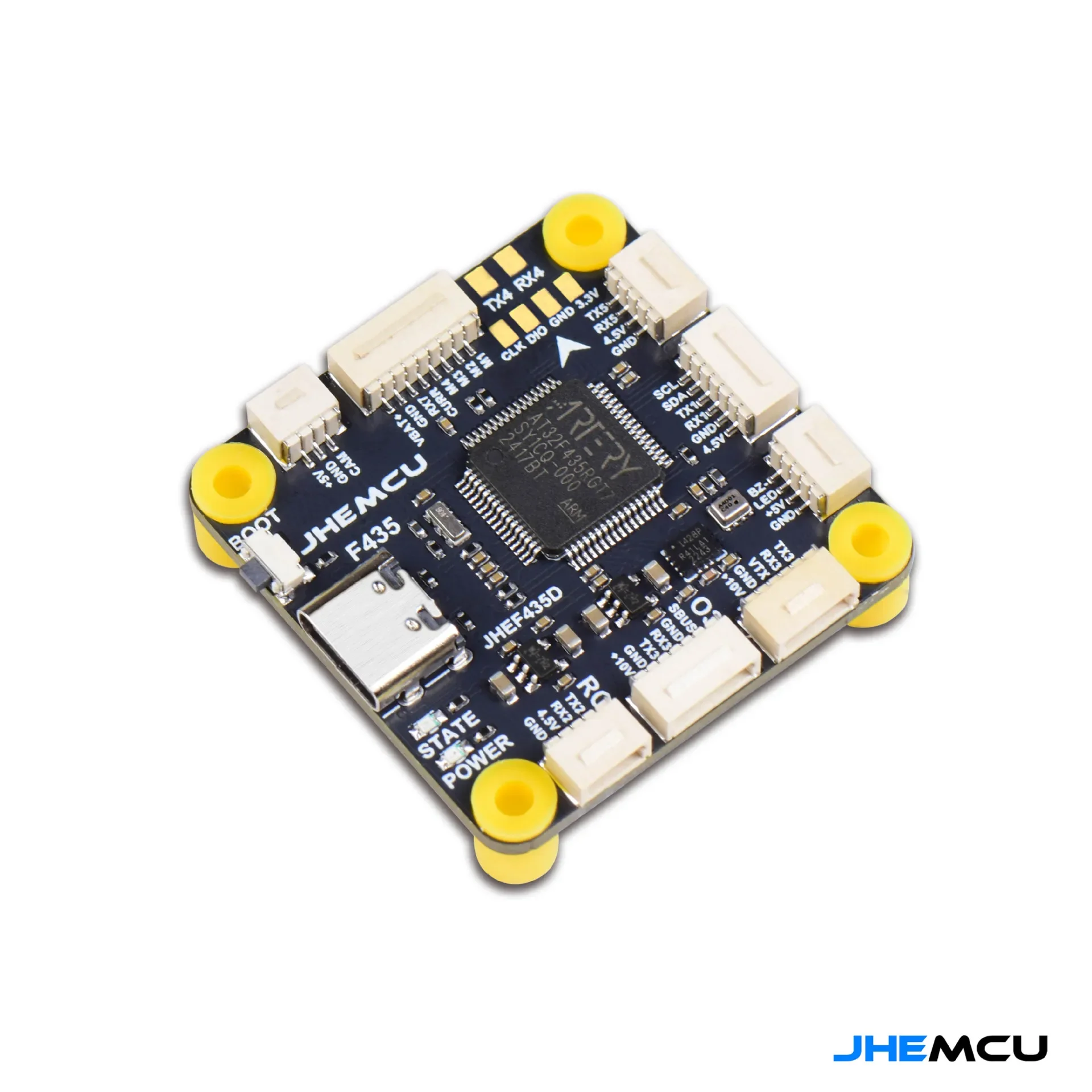 BoMaSJHEMCU AT32 F435 Flight Control, GF30F435 Huafeng Racing Crossing Aircraft, Domestic Flight Control For Unmanned Aerial Veh