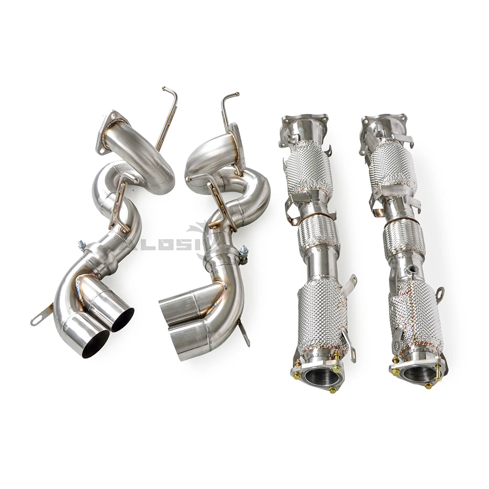 

Для Acura ACURA NSX 3.5T 2016-2022 автомобильная выхлопная труба из нержавеющей стали, глушитель, настройка, новый axleBack выхлоп