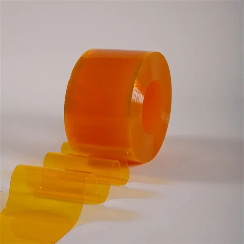 Thick 200/300/400mm Width Transparent Door Curtain Strips Plastic Soft Pvc Folding Curtain for Industrial Usepromote sales