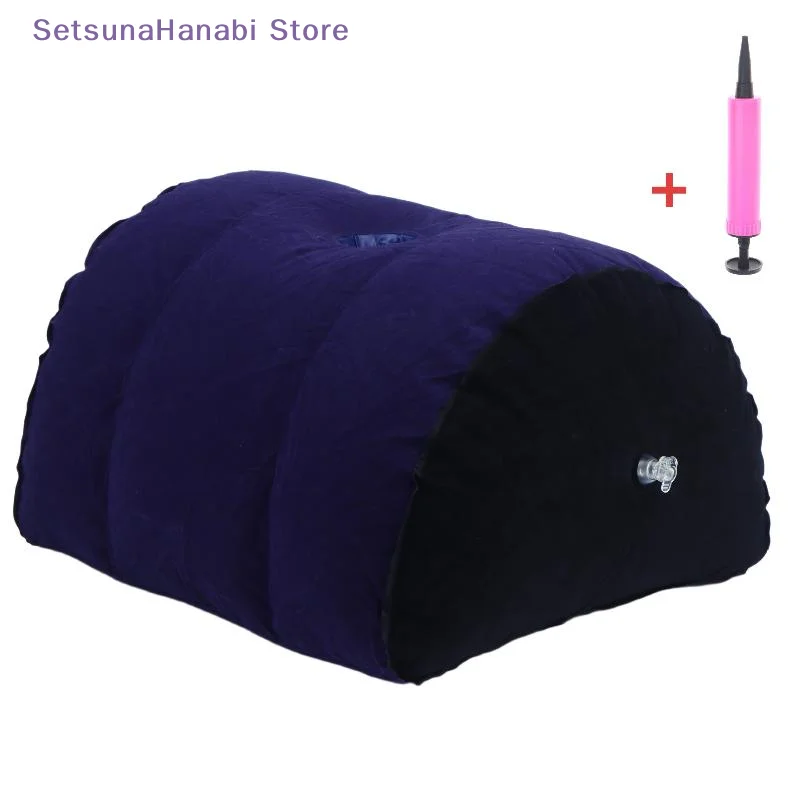 [W]Inflatable Half Moon Support Pillow Inflatable Wedge Pillow Portable Inflatable Leg Elevation Cushion For Home Travel Relax