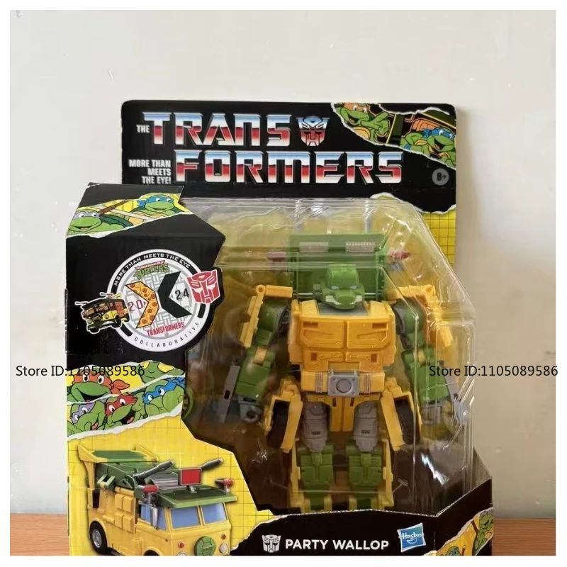 Novo local transformador limitado tmnt caixa original uma boneca móvel ornamentos de estúdio decorações figura brinquedo robô presente do feriado