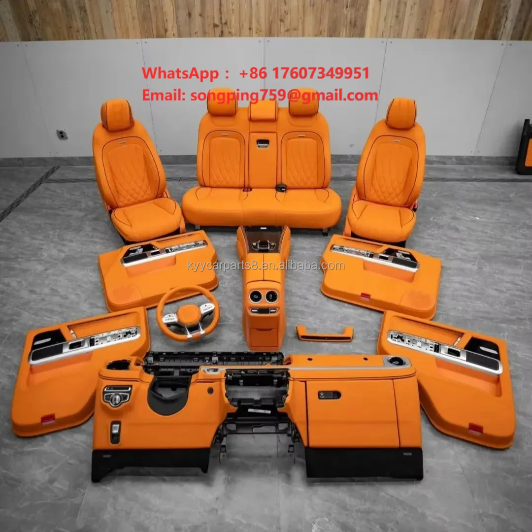 Brand New G Wagon Full Set Leather Seat Cover Whole Car Interior Wrapping for Benz g Class g Wagon W463 W464 W465