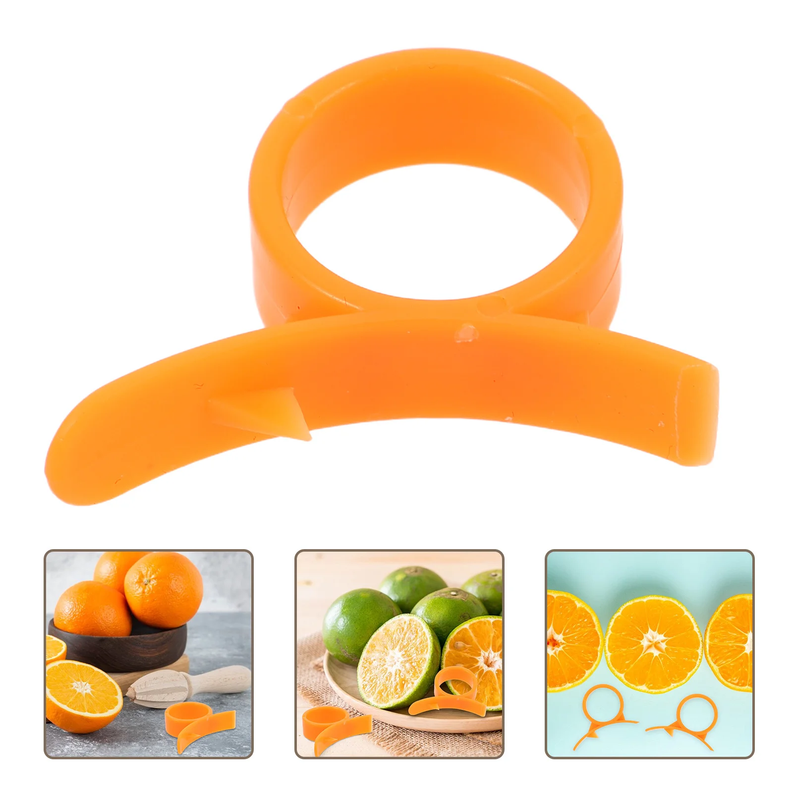 

16Pcs Orange Peeling Tool Plastic Convenient Multifunctional Kitchen Gadget for Citrus Fruits Lemons Pomegranates Oranges