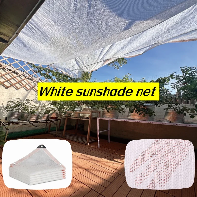 

White 3PIN Flowers Green Plants Environmentally Friendly New Materials Non-toxic Shading Net