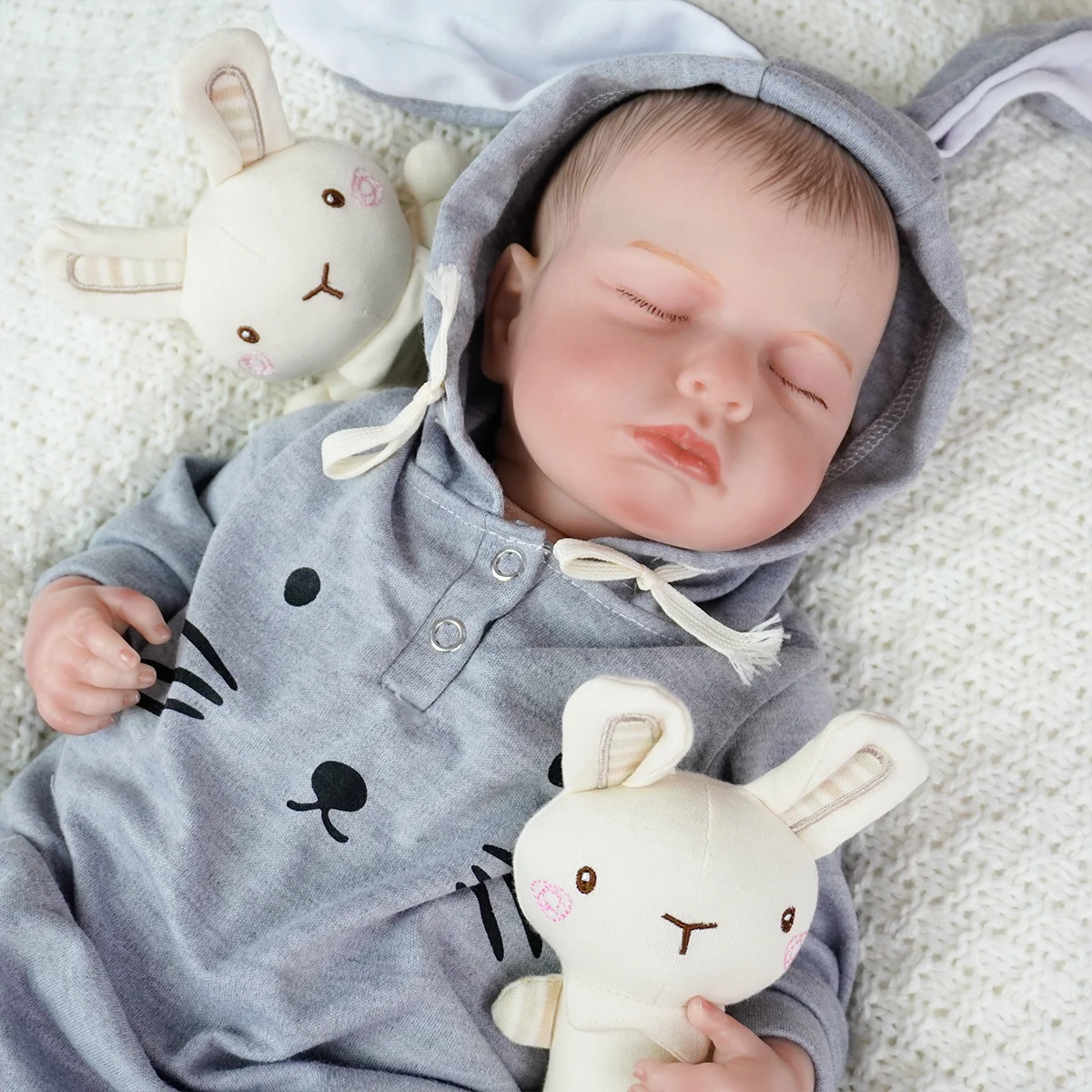 

JOYORA Rebirth Doll Hand Drawn Skin Realistic Touch Newborn Shaped Handmade Doll High Quality Art Collection Toy Festival Gift