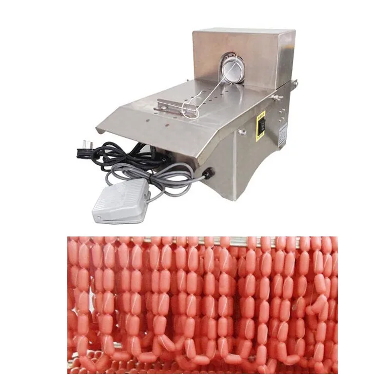 Automatic Electric Sausage Twisting Machine Sausage Knotter Tying Machine Sausage Binding Machine Sausages Linker Machine